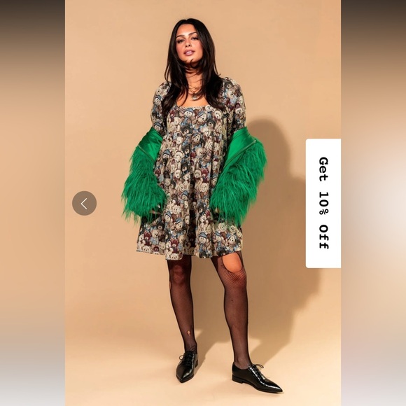 Dressed in Lala Sweetie Baby Jacquard Mini Dress in Teddy Bears - NWT - Picture 9 of 11